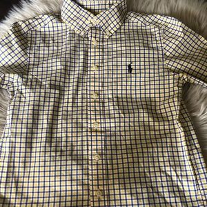 Boys Ralph Lauren long sleeve button down shirt